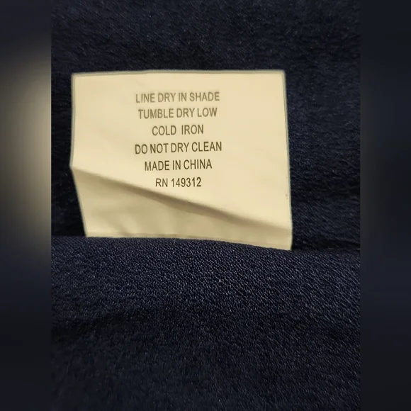 Angel Biba Navy Wrap Mini Dress. NWT, Size XS - Picture 5 of 7